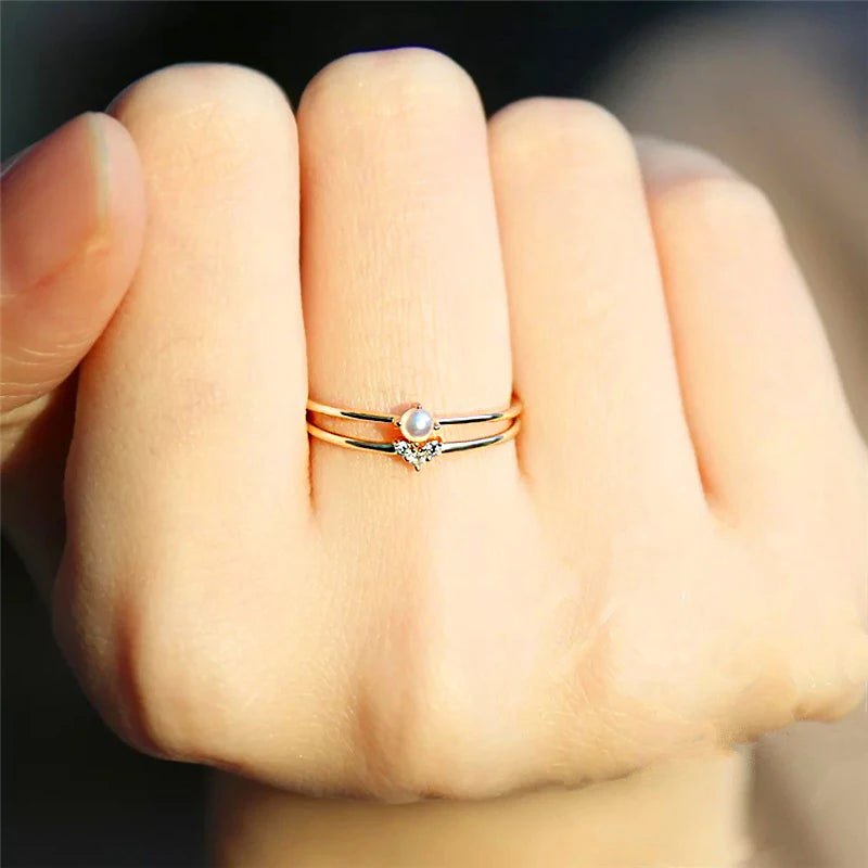 Mini Pearl Ring