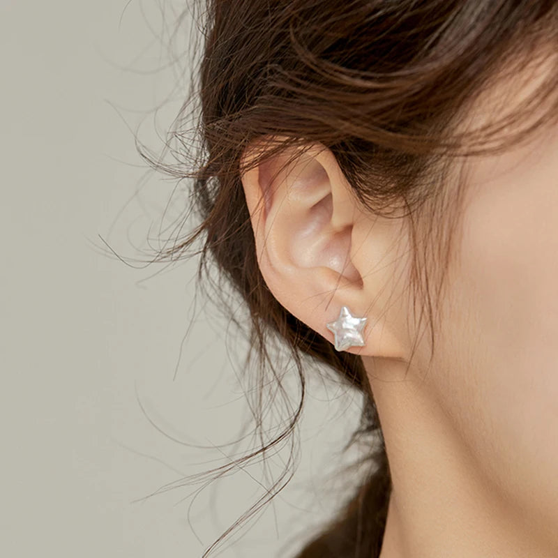 Star Freshwater Pearl Earrings