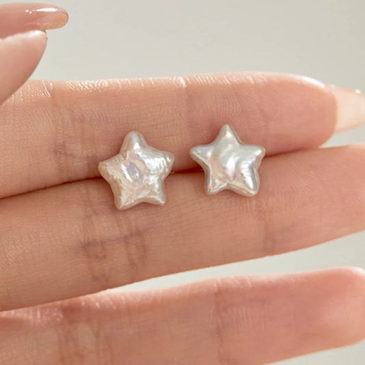 Star Freshwater Pearl Earrings