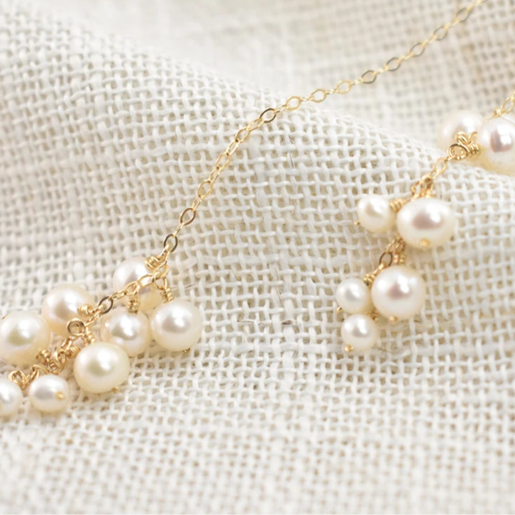 14K Gold Filled Natural Pearl Necklace