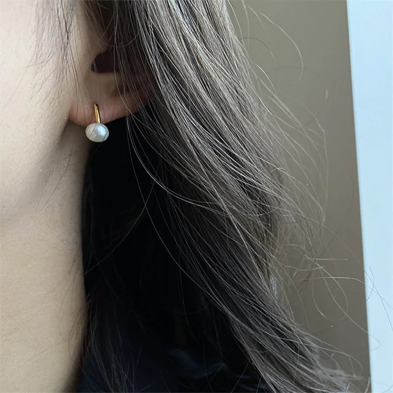 French Freshwater Pearl Earrings